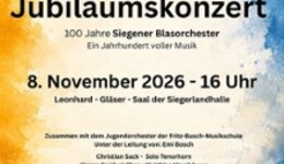 100 Jahre Siegener Blasorchester